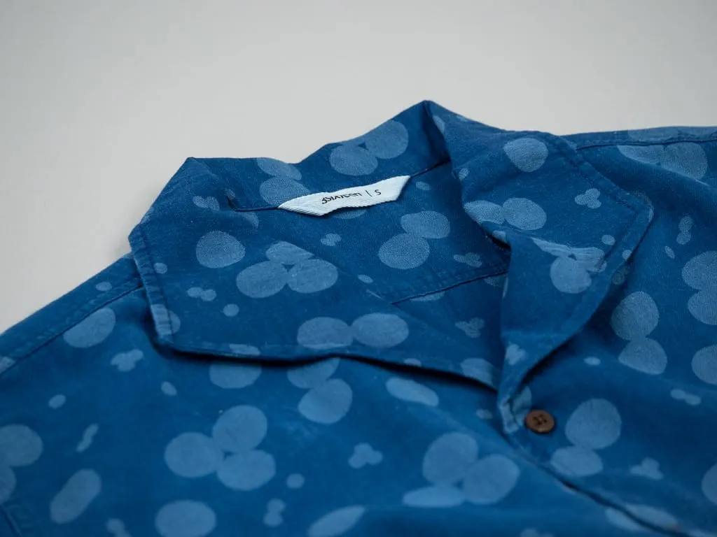 3sixteen Leisure Shirt Indigo Discharge