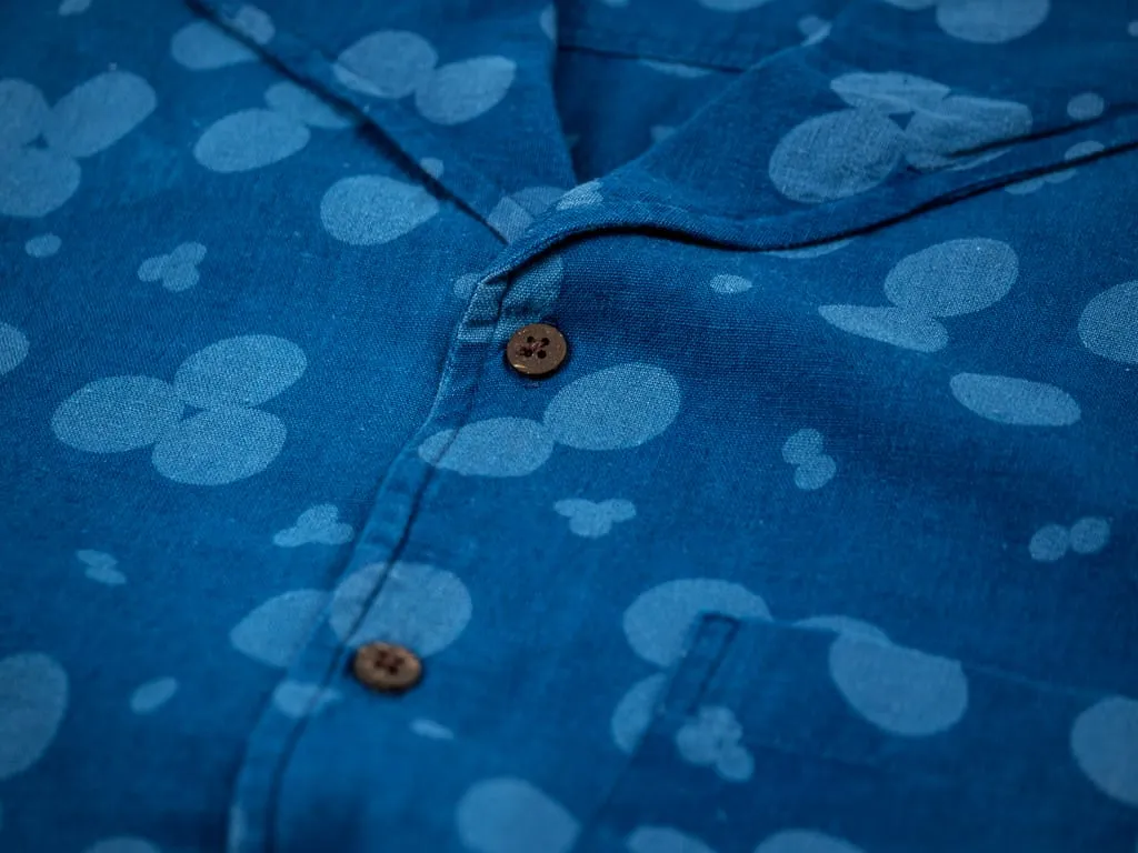 3sixteen Leisure Shirt Indigo Discharge