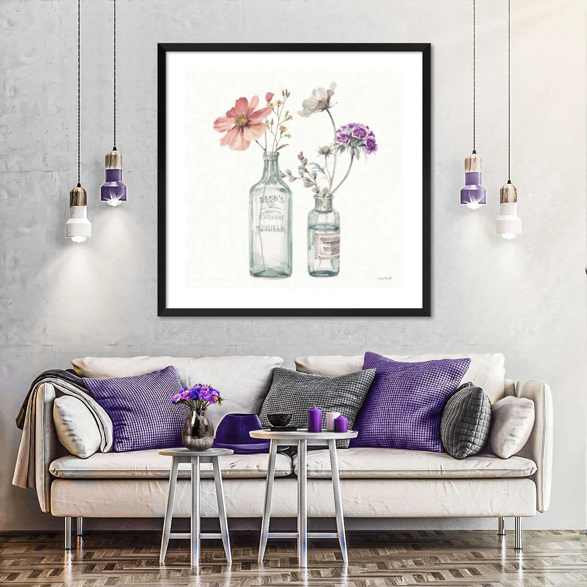 A Country Weekend With Purple Wall Art