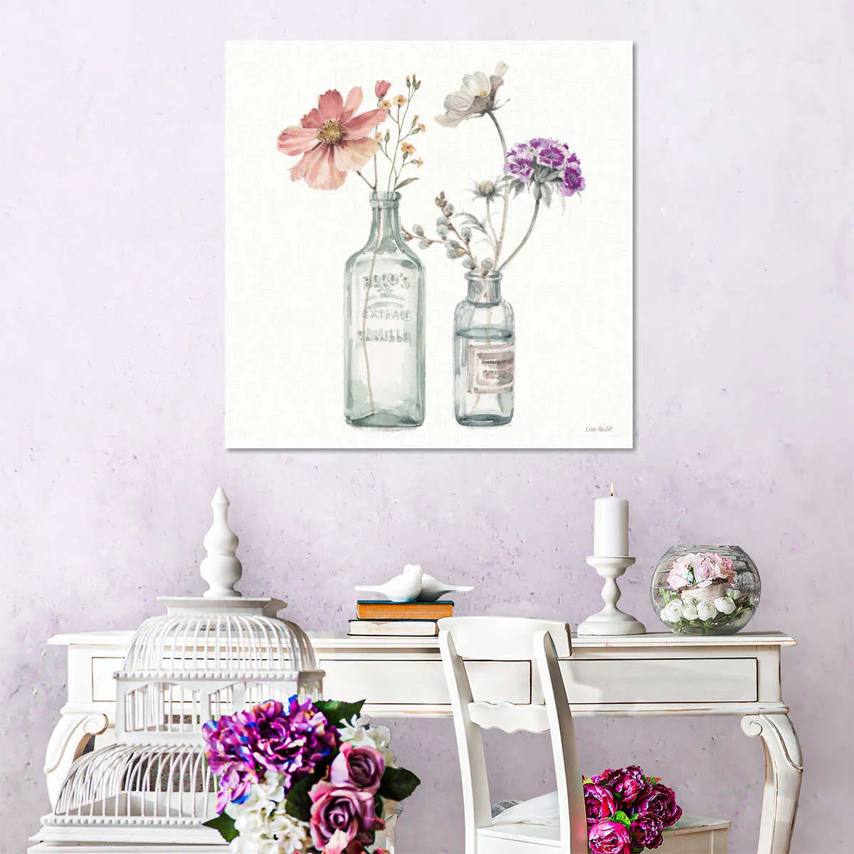 A Country Weekend With Purple Wall Art