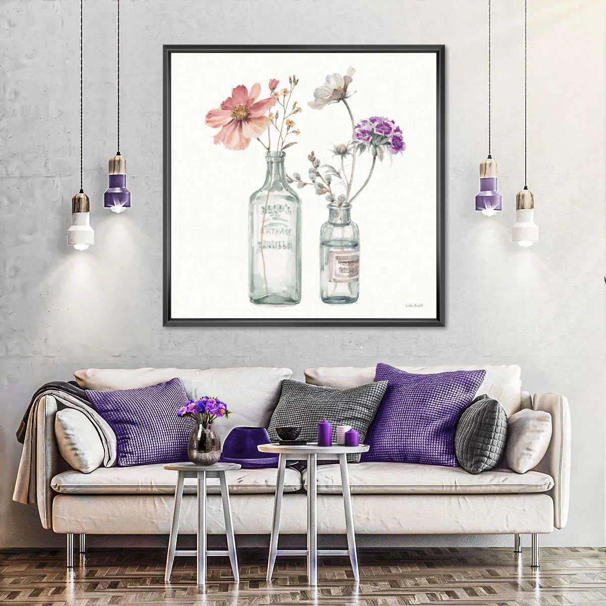 A Country Weekend With Purple Wall Art