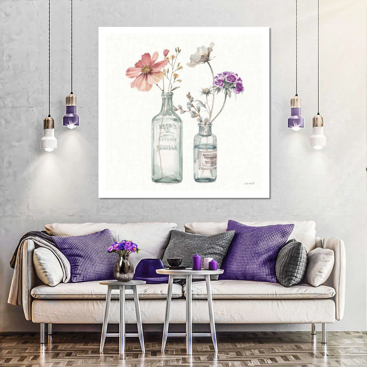 A Country Weekend With Purple Wall Art