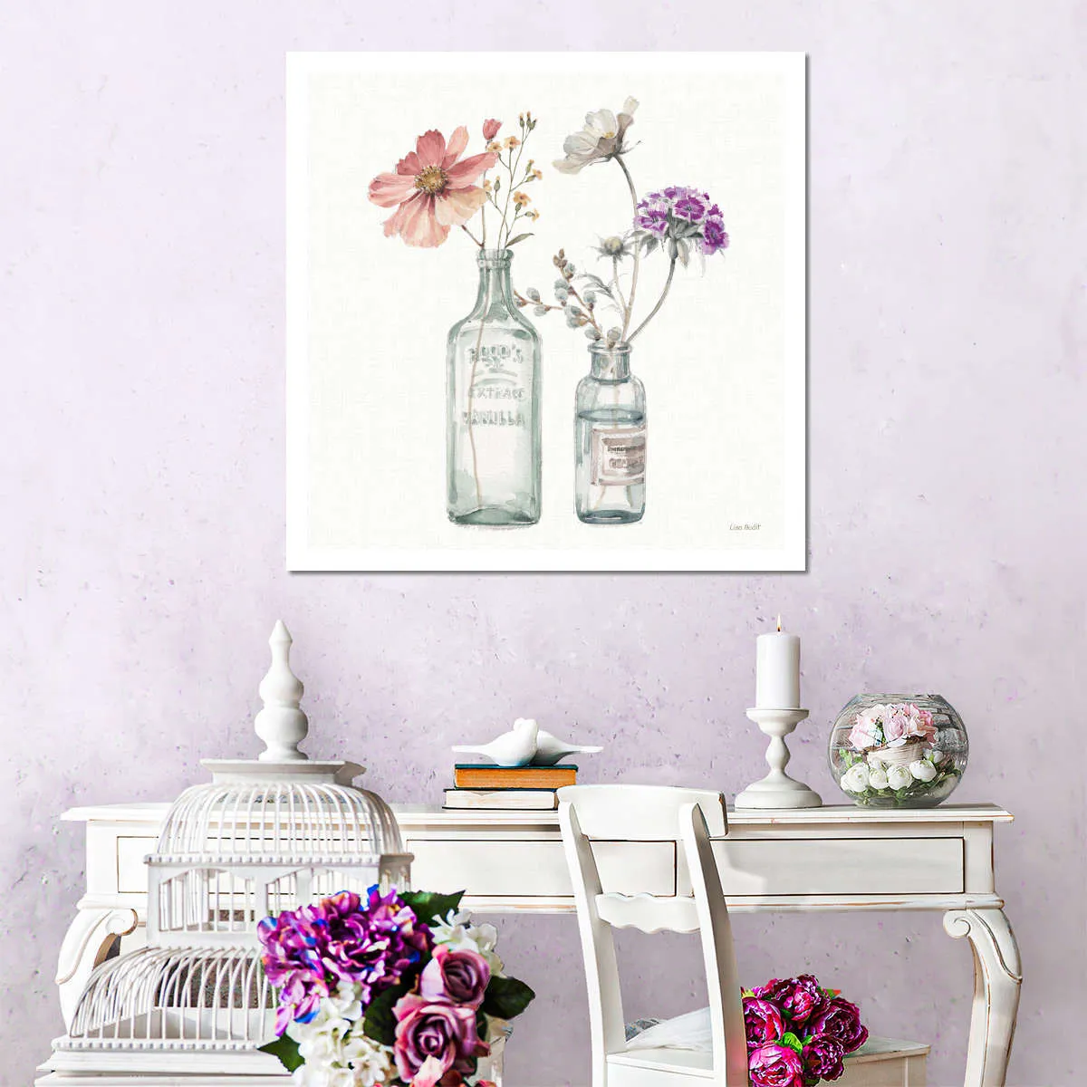 A Country Weekend With Purple Wall Art