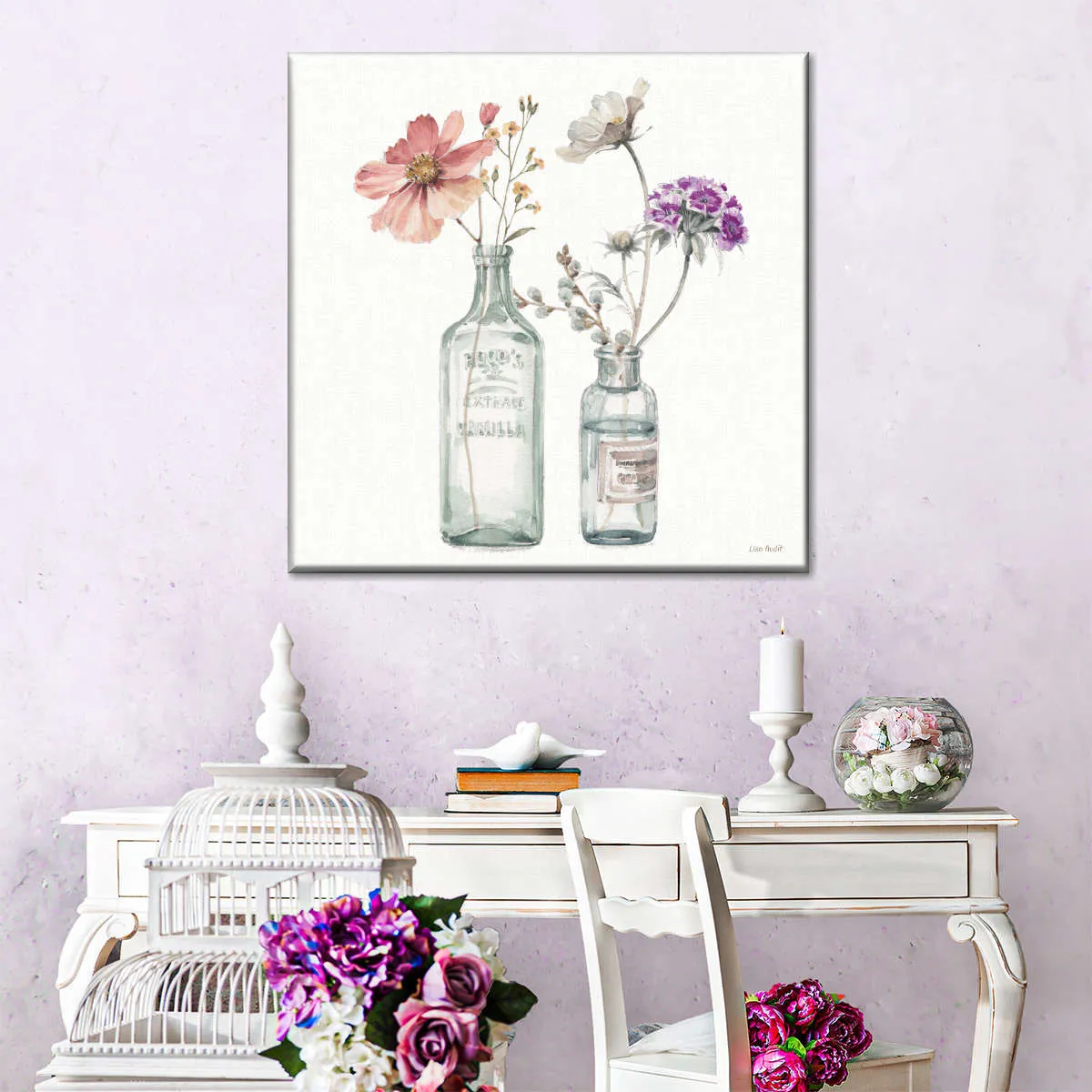 A Country Weekend With Purple Wall Art