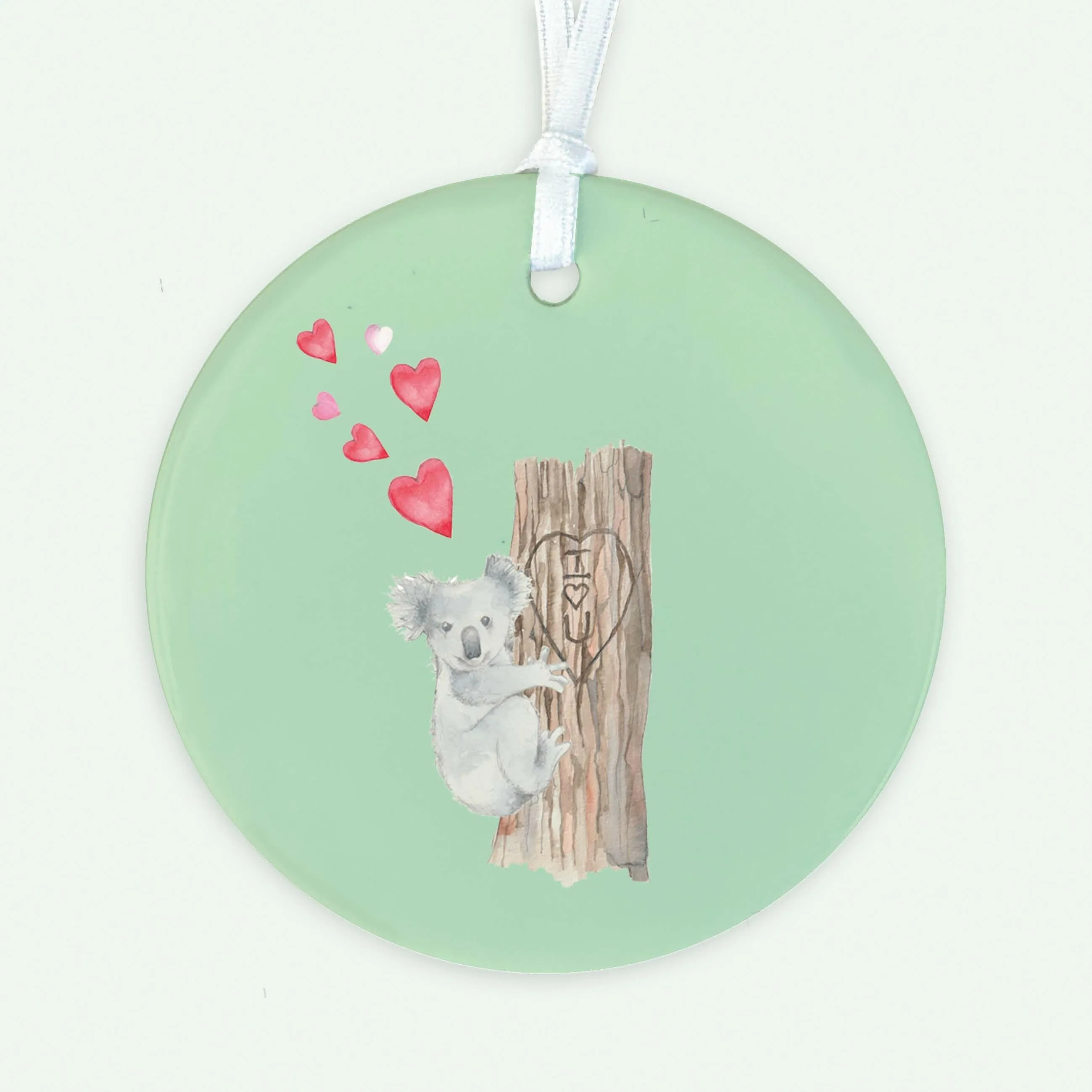 A6 Greeting Card with Ceramic Keepsake - Koala Love You