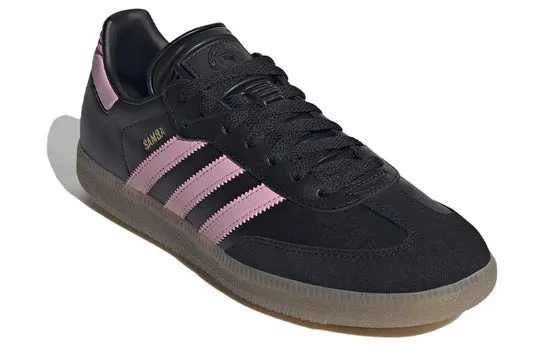 Adidas Men's Samba Inter Miami CF Messi Shoes - Black / Pink / Gum