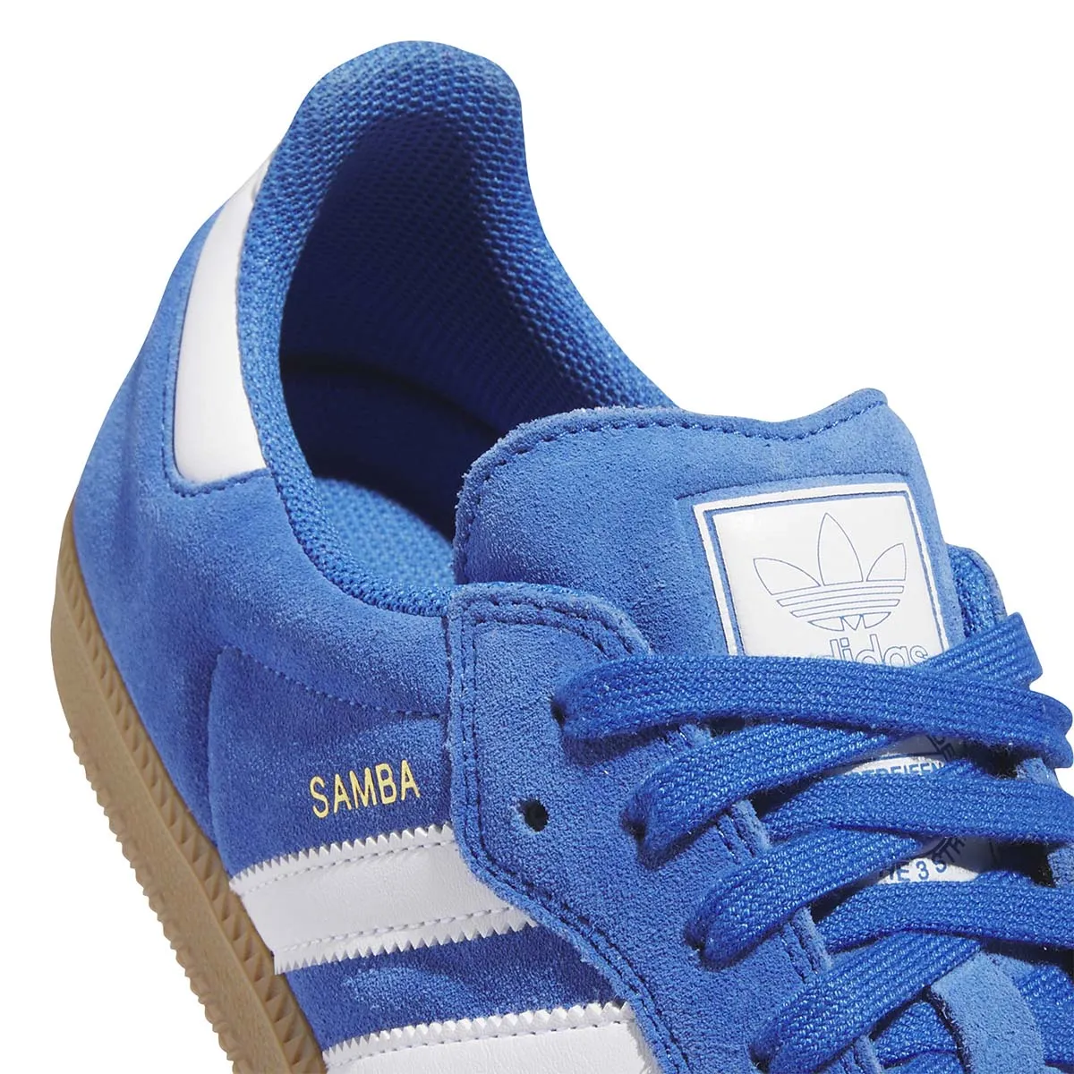 Adidas - Samba Adv Shoes Blue/White/Gold