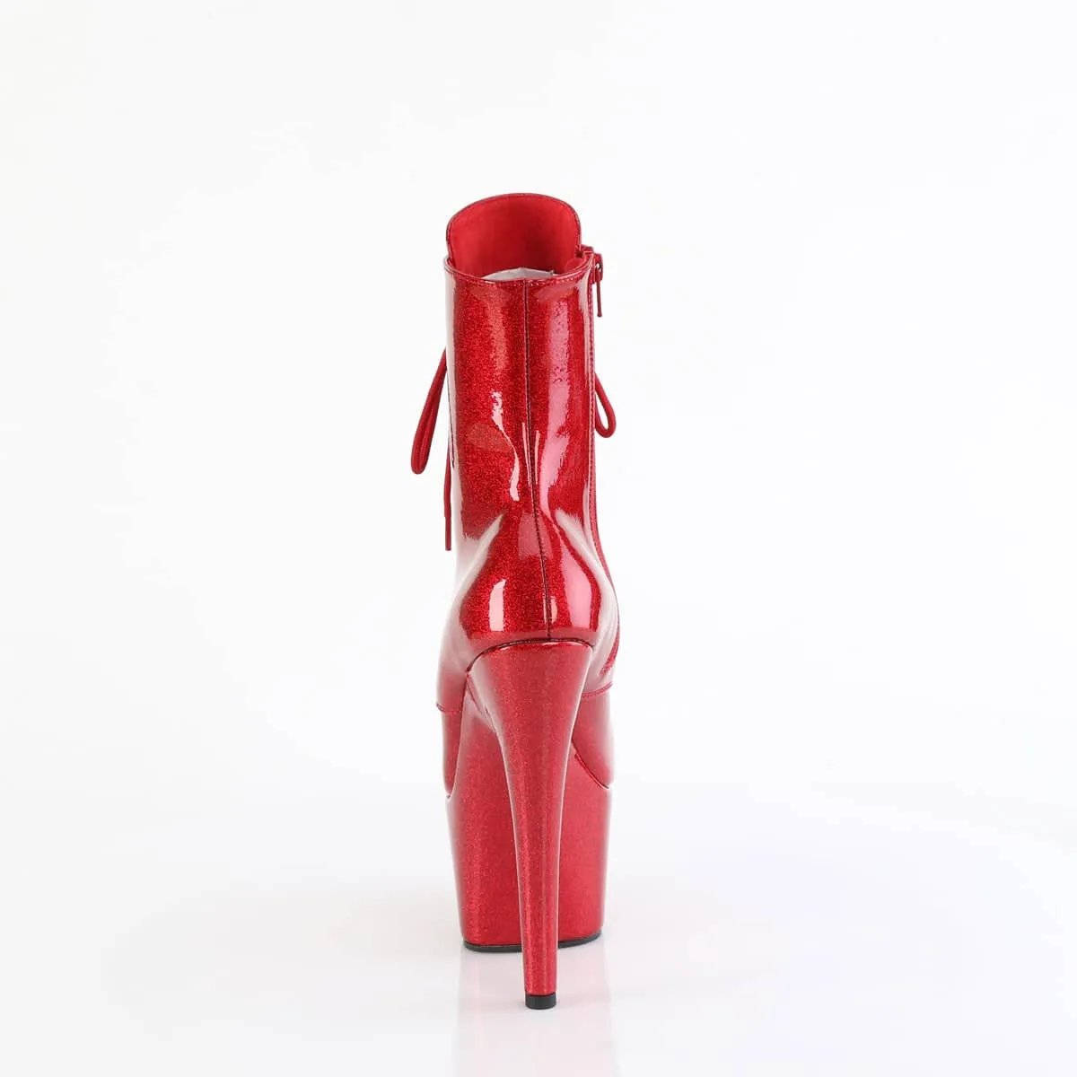 ADORE-1020GP Ruby Red Glitter Calf High Boots