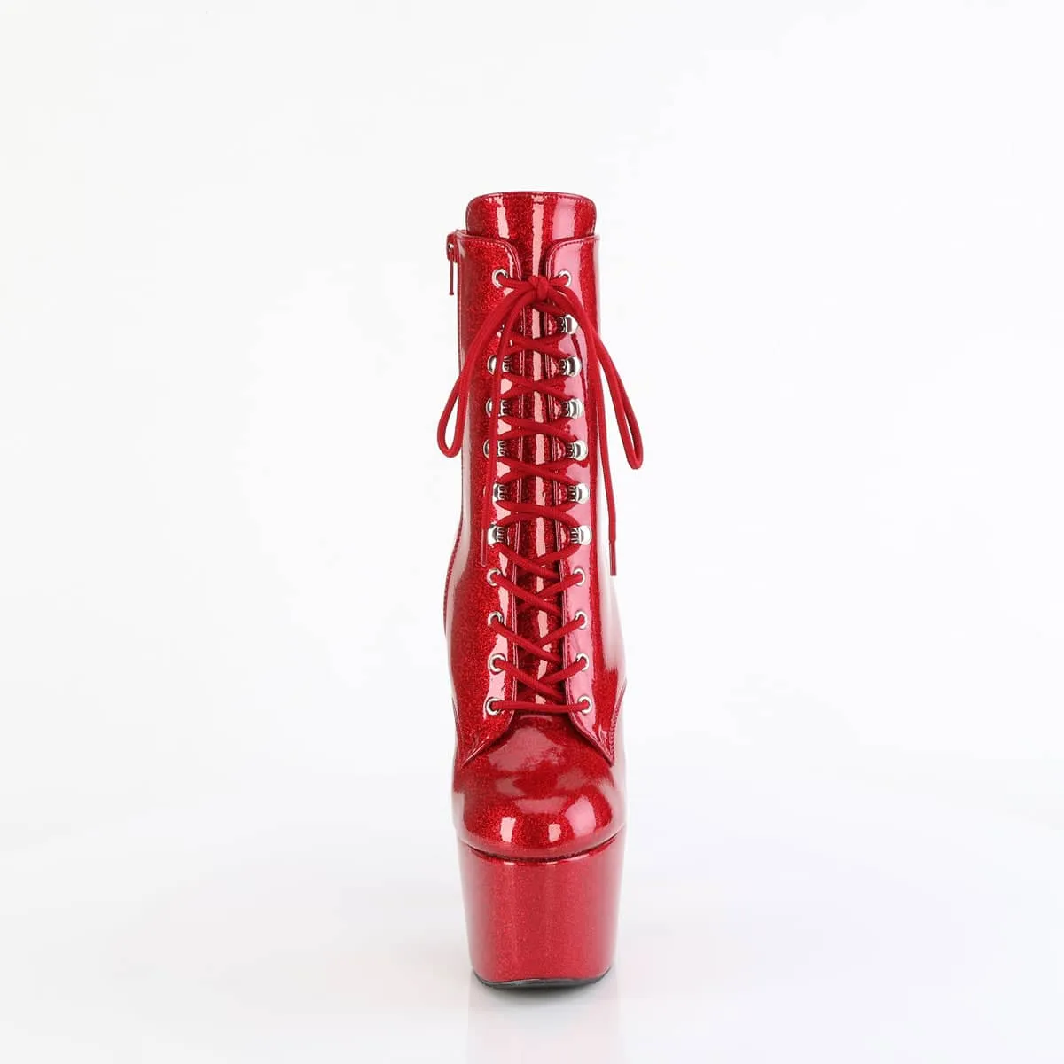 ADORE-1020GP Ruby Red Glitter Calf High Boots