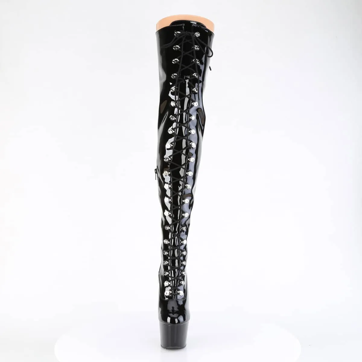 ADORE-3022 Lace-Up Front Thigh Boot