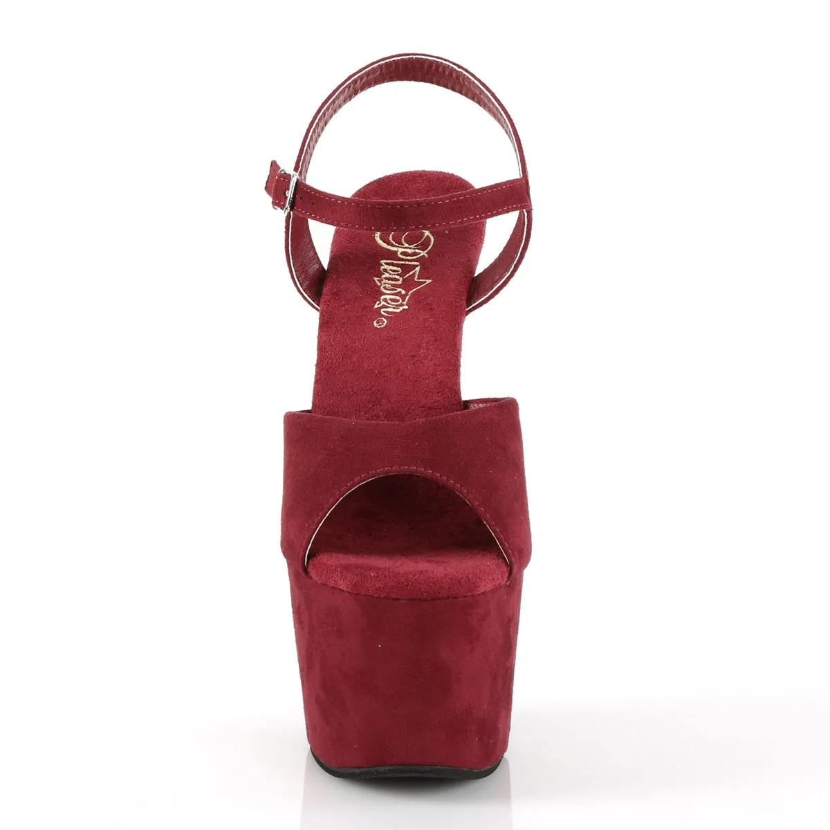 ADORE-709FS Burgundy Platform Sandals