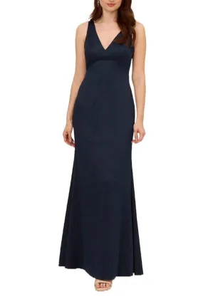 Adrianna Papell AP1E210671 - Scalloped V-Back Evening Dress