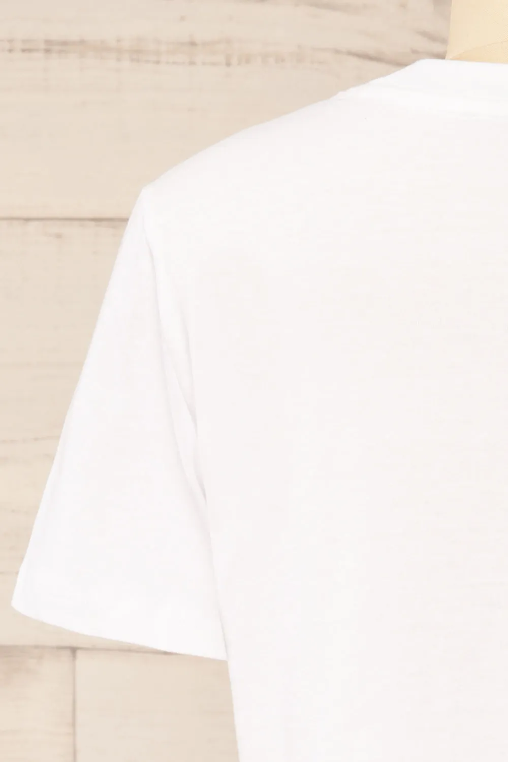 Akita White | Cotton Cropped T-Shirt