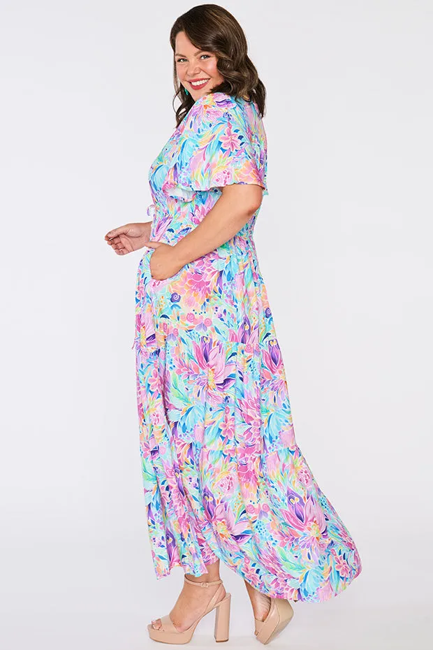 Alexia Rainbow Bloom Dress