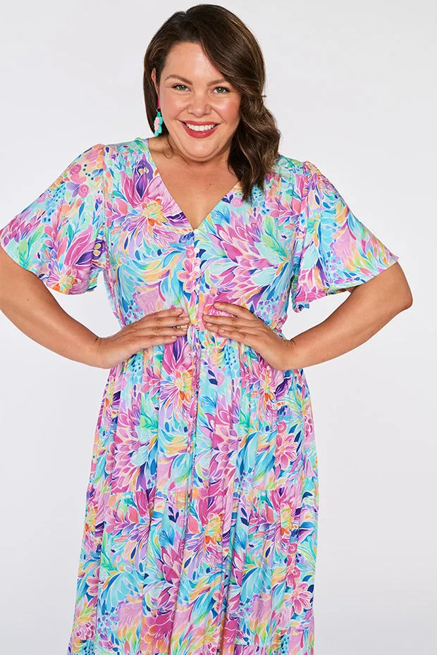 Alexia Rainbow Bloom Dress