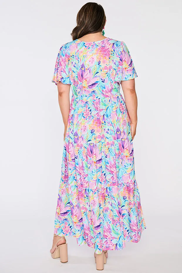 Alexia Rainbow Bloom Dress