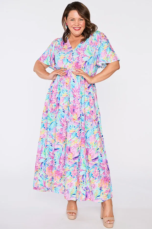 Alexia Rainbow Bloom Dress