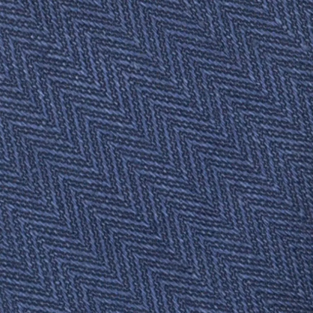 Alleavitch Herringbone Navy Tie