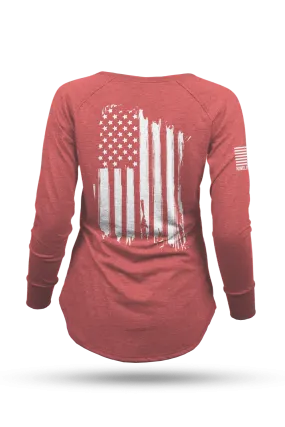 America - Women's Long-Sleeve Shirt