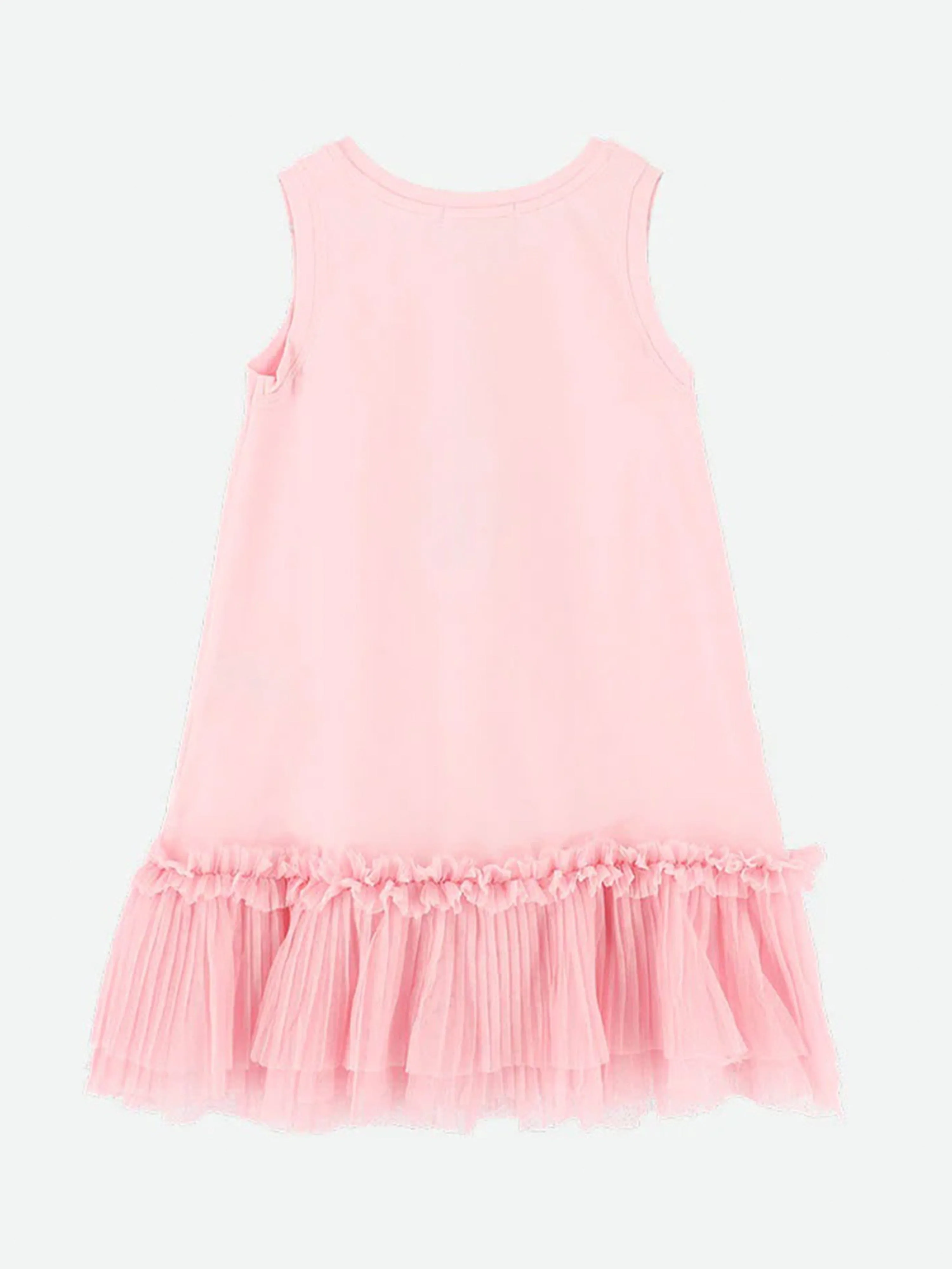 Angels Face Girls Texas Necklace Dress in Pink