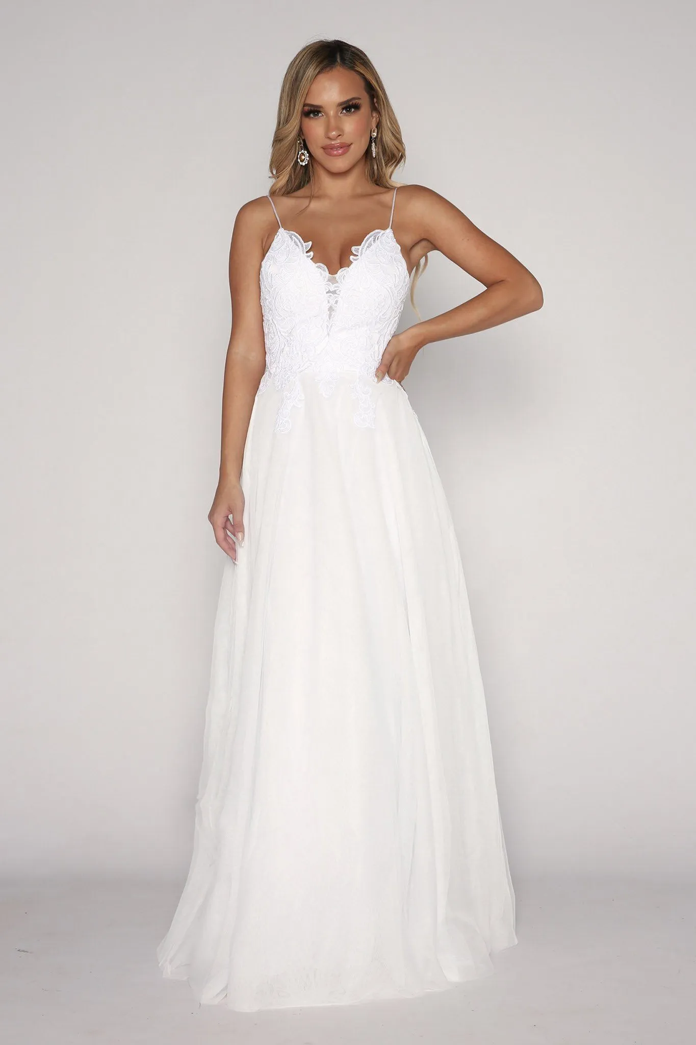 ANNIKA A-line Wedding Gown - White