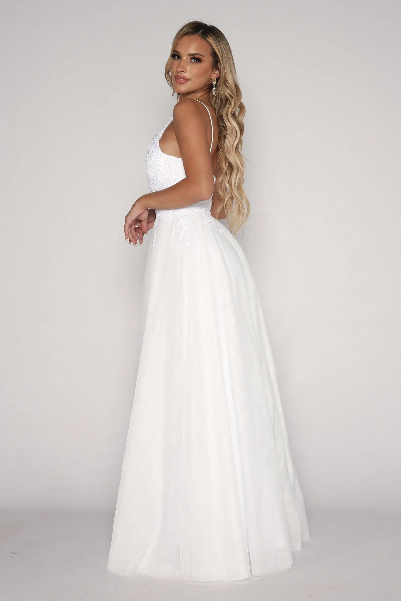 ANNIKA A-line Wedding Gown - White