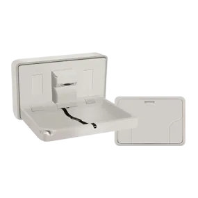 ASI® 9014 BABY CHANGING STATION - HORIZONTAL, HDPE PLASTIC, SURFACE MOUNTED