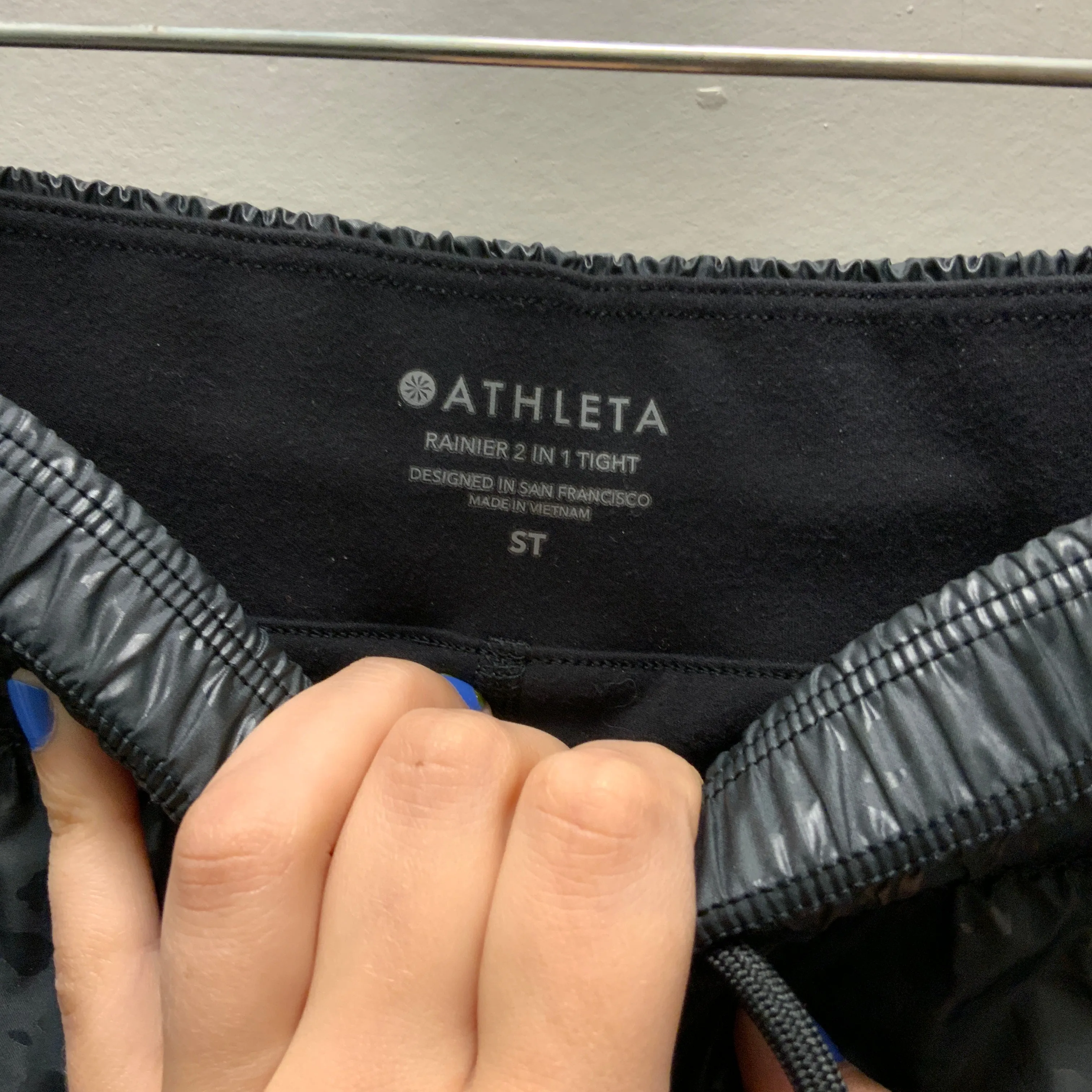 Athletic Leggings By Athleta In Black, Size: S