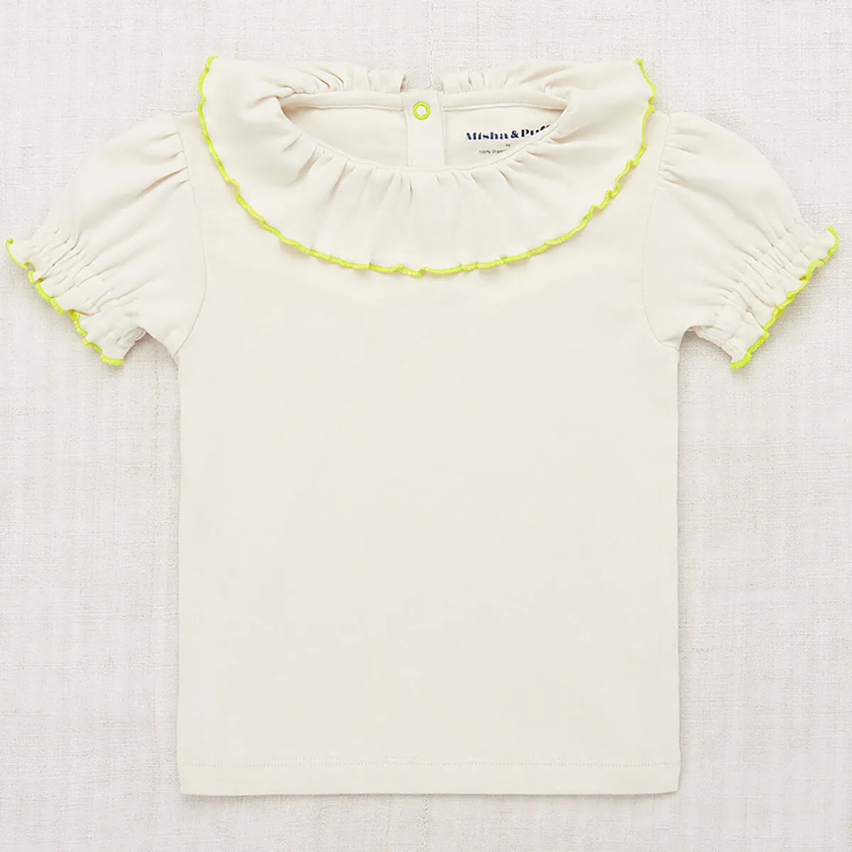 Balloon Sleeve Paloma Tee in Marzipan by Misha & Puff