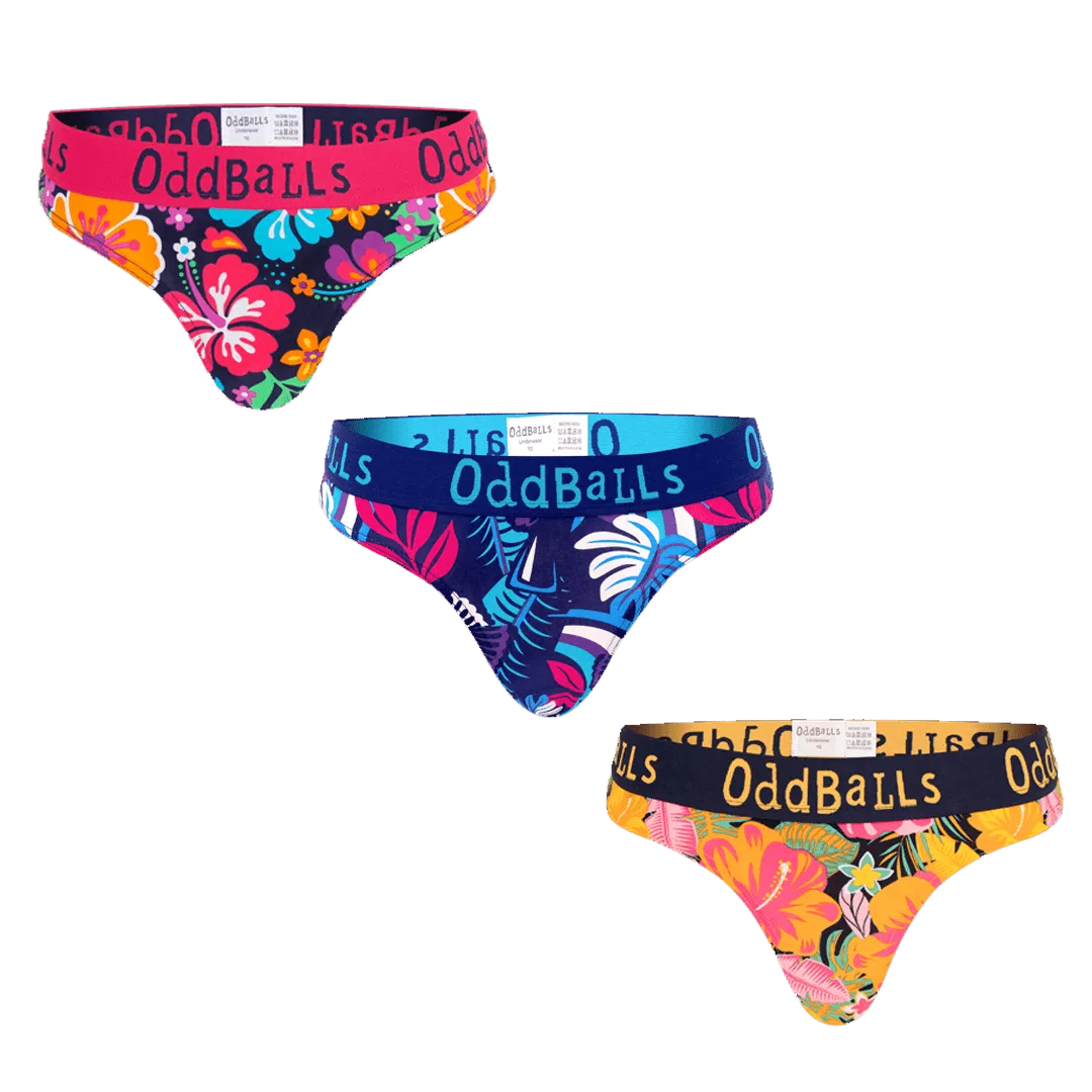 Beach Bliss Bundle - Ladies Thong 3 Pack Bundle