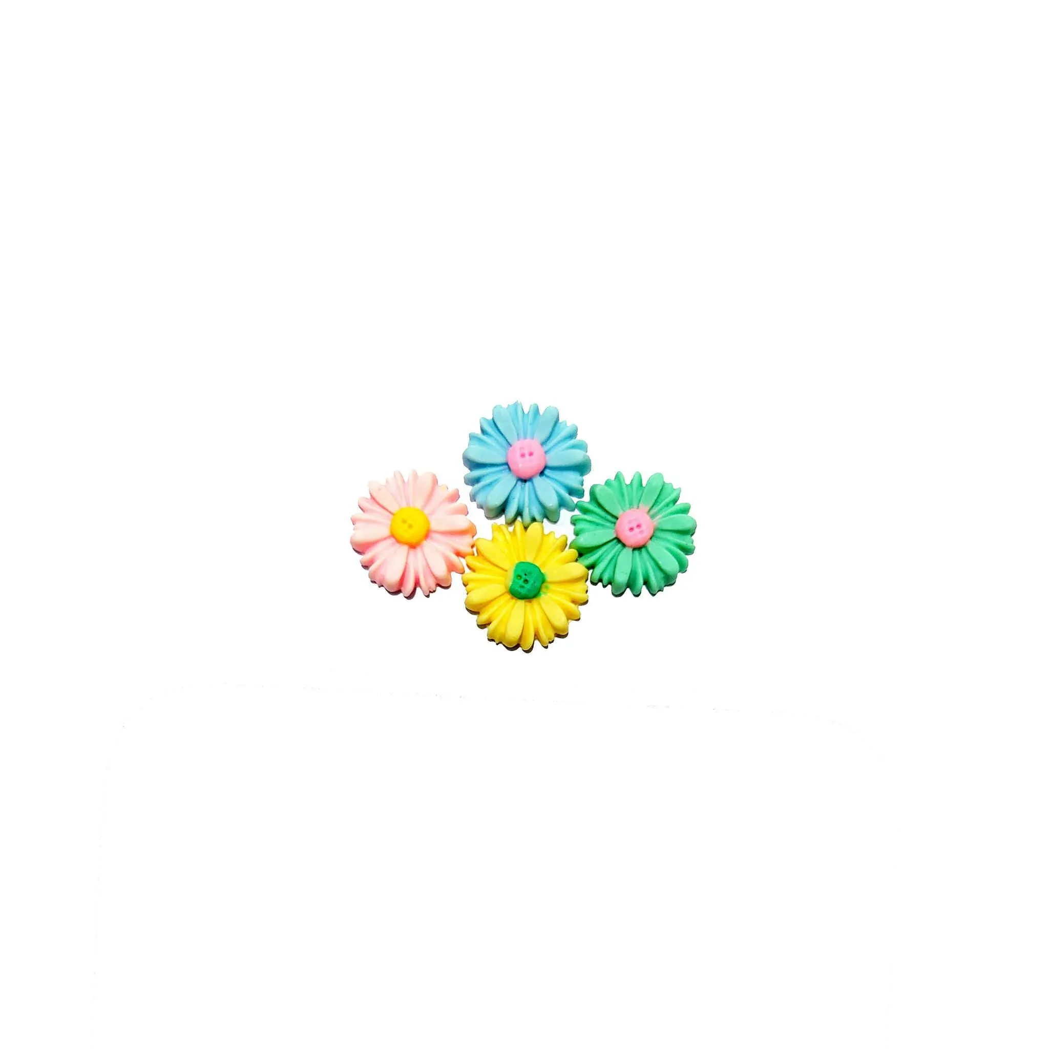 Beautiful Flat Base Floral Cabochons for Craft Trousseau Packing or Decoration - 11419