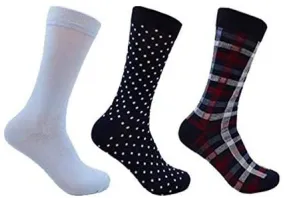 Ben Sherman Men’s Novelty Crew Dress Socks, Fun Crazy Cool Colorful Comfortable Cozy High Long Casual Socks, 3-Pack