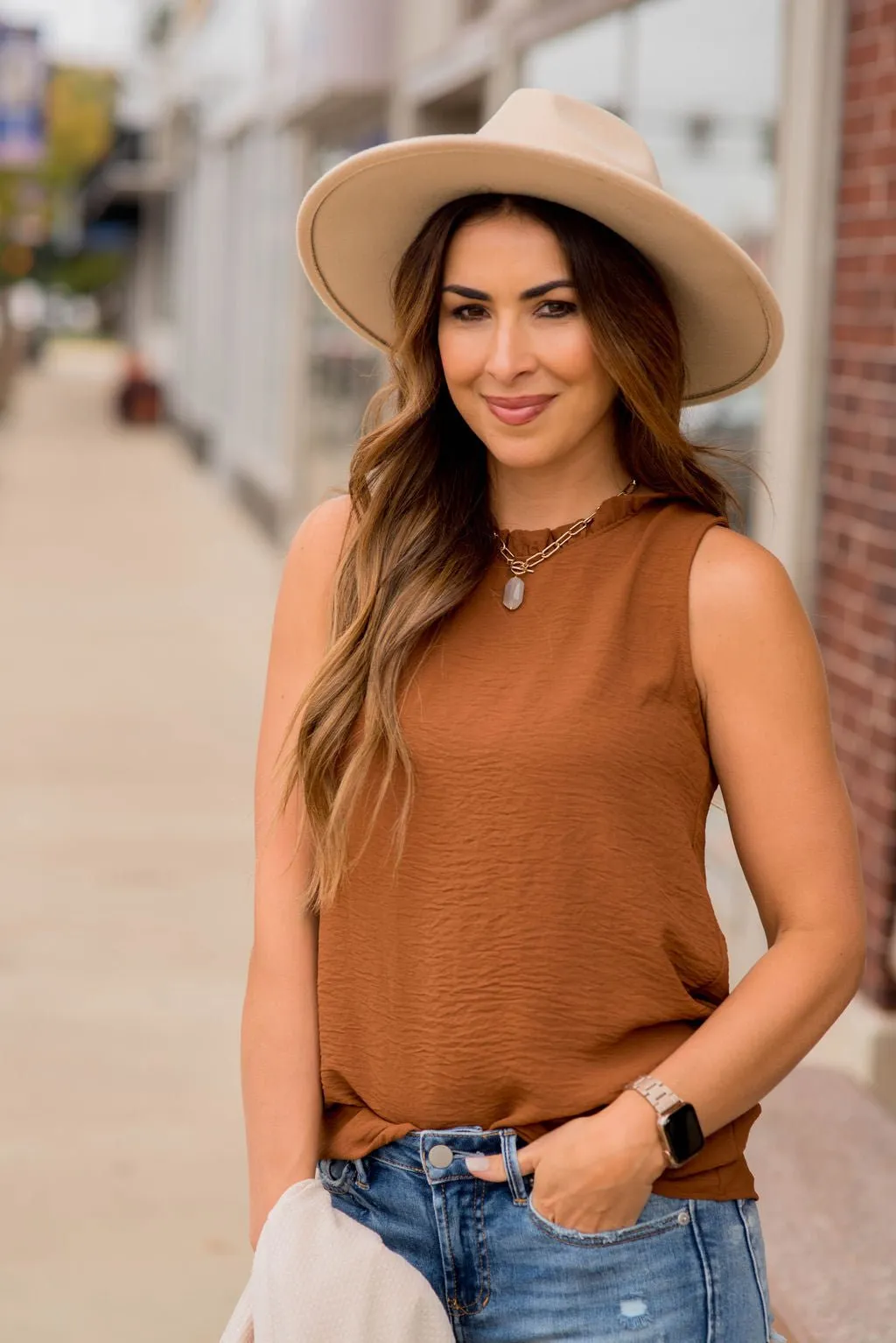 Betsey's Cinched Neck Tank