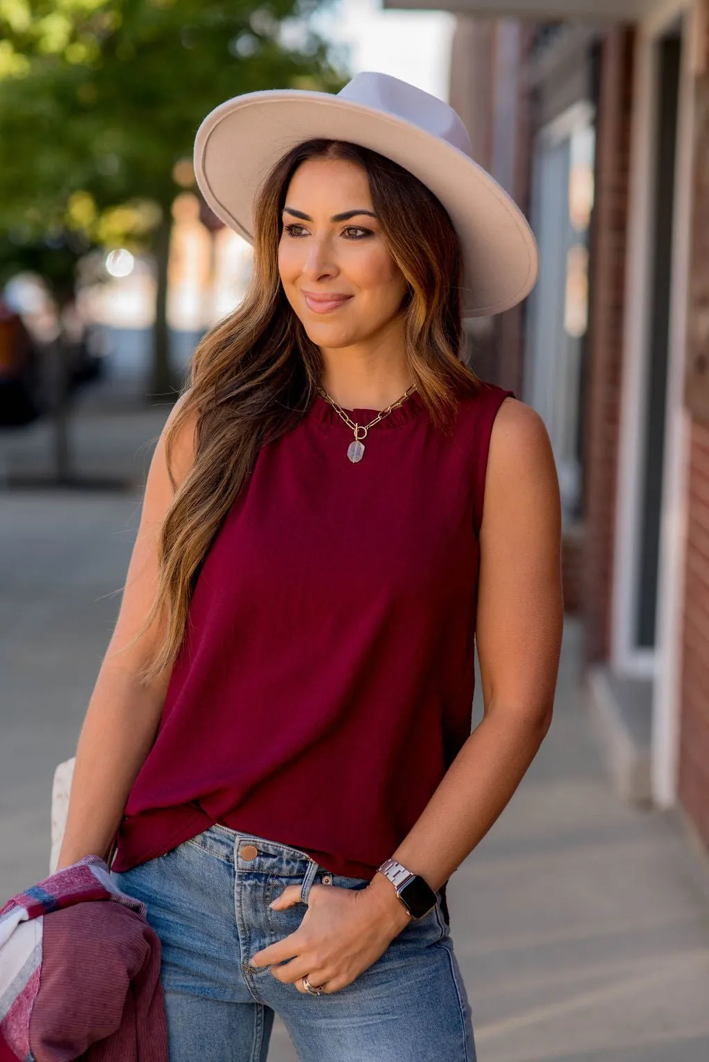 Betsey's Cinched Neck Tank