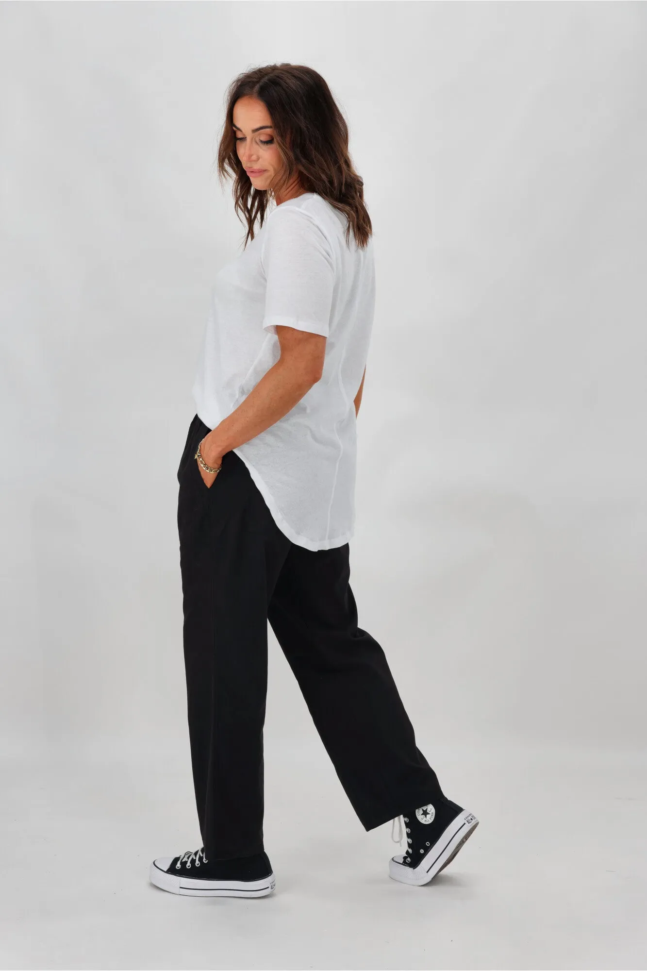 Betty Basics Santa Monica Pant Carbon