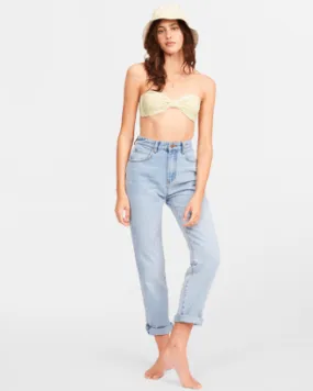 BILLABONG Women's I Got It High-Waisted Denim Pant Indigo Rinse