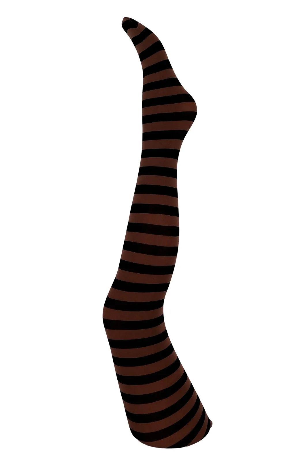 Black Colour  - BcRiga Striped Tight - Brown Stripe