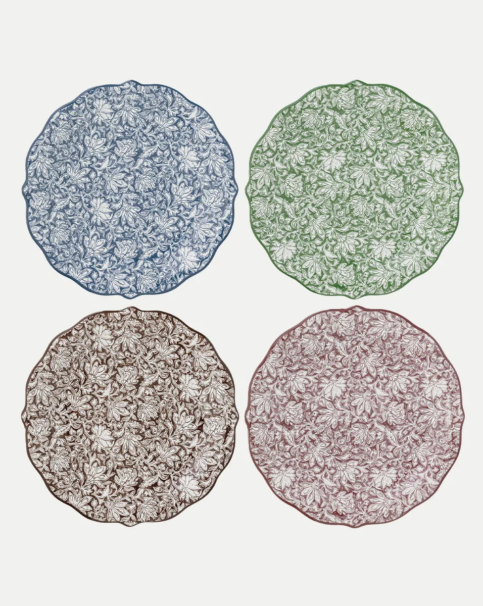 Bohemian Vine Party Plate (Set of 4)