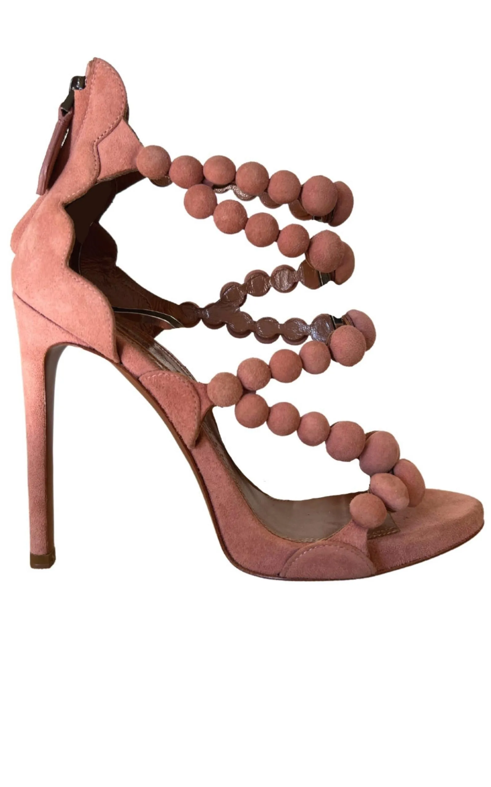 Bombe Suede High Heel Sandals