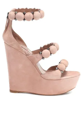 Bombe Suede Wedge Sandals