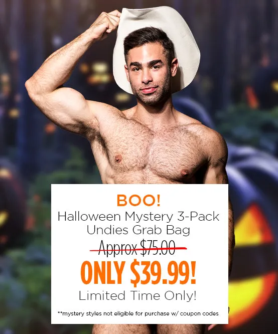 BOO! Halloween Mystery 3-Pack Undies Grab Bag