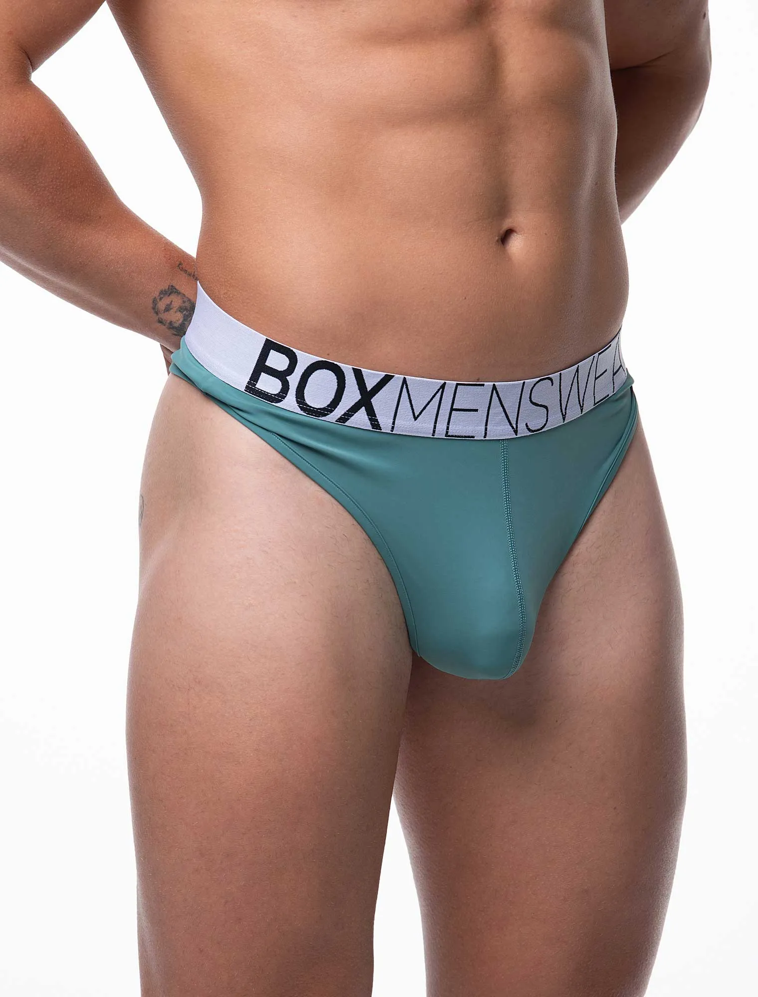 Brazilian Butt Briefs - Amazon Green