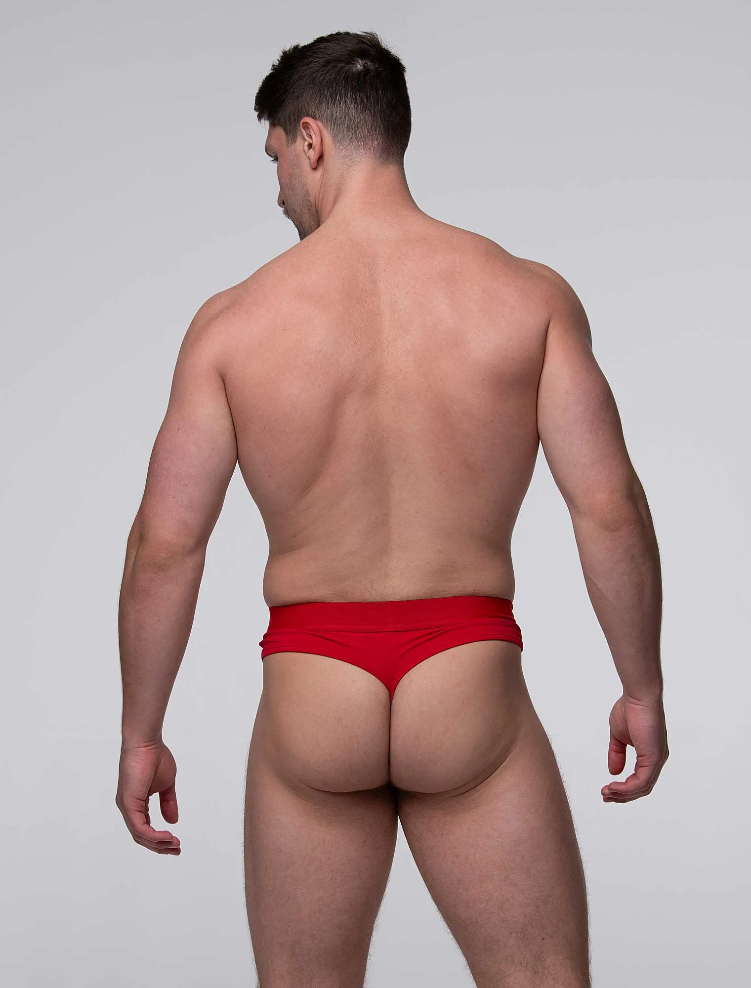 Brazilian Butt Briefs - Capoeira Red