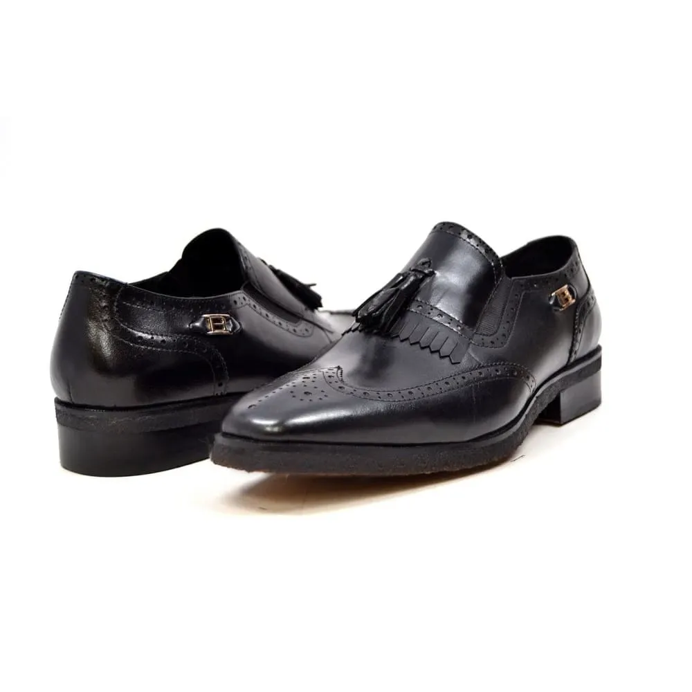 British Walkers Rick Men's Dapper Leather Slip On Dress Shoes