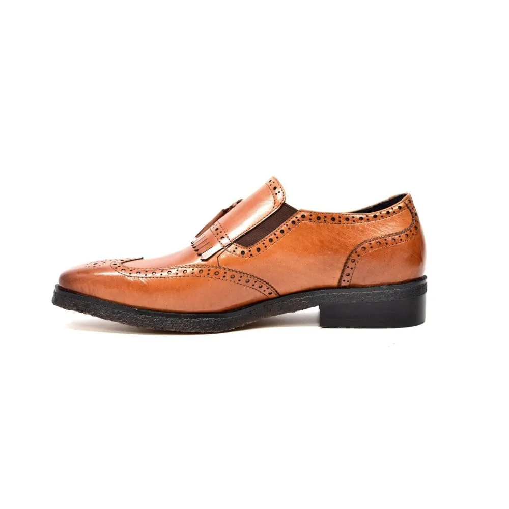 British Walkers Rick Men's Dapper Leather Slip On Dress Shoes