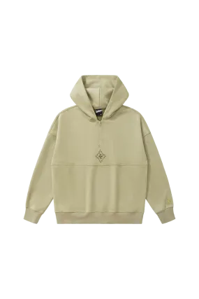 BURNIN Flame Dart Suede Hooded Sweatshirt