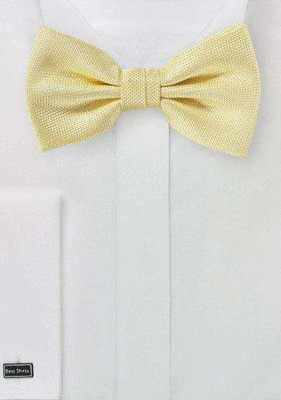 Butter MicroTexture Bowtie