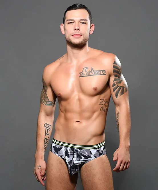 Camo Boy Brief 3-Pack w/ Almost Naked