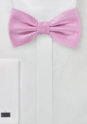 Carnation Herringbone Bowtie