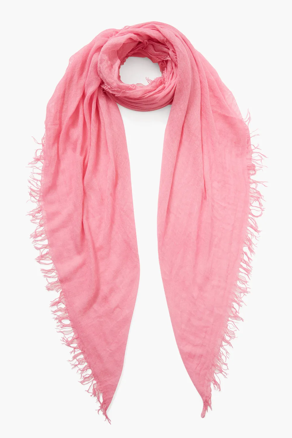 Cashmere and Silk Scarf Sachet Pink